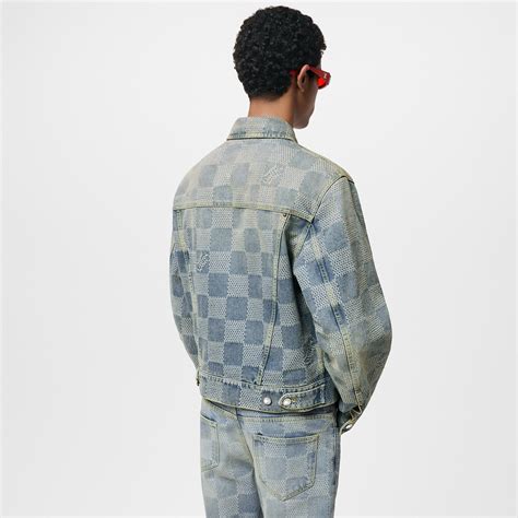 Damier Denim 3D Chic Jacket .